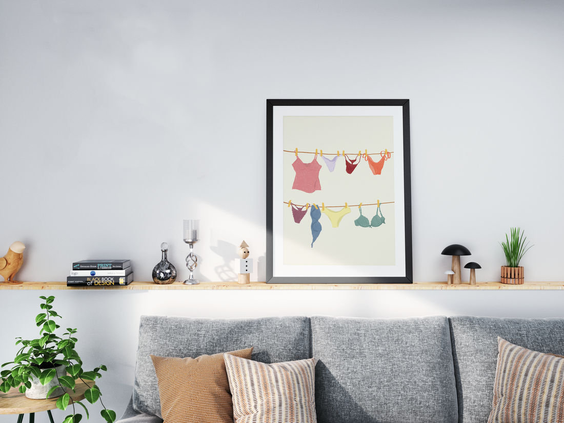 Tips for Arranging Wall Art in a Small Living Space - In August Shop