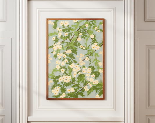 Blossom - 1 piece Cottagecore Botanical & Vintage | Hand-Painted Fine Art Printable